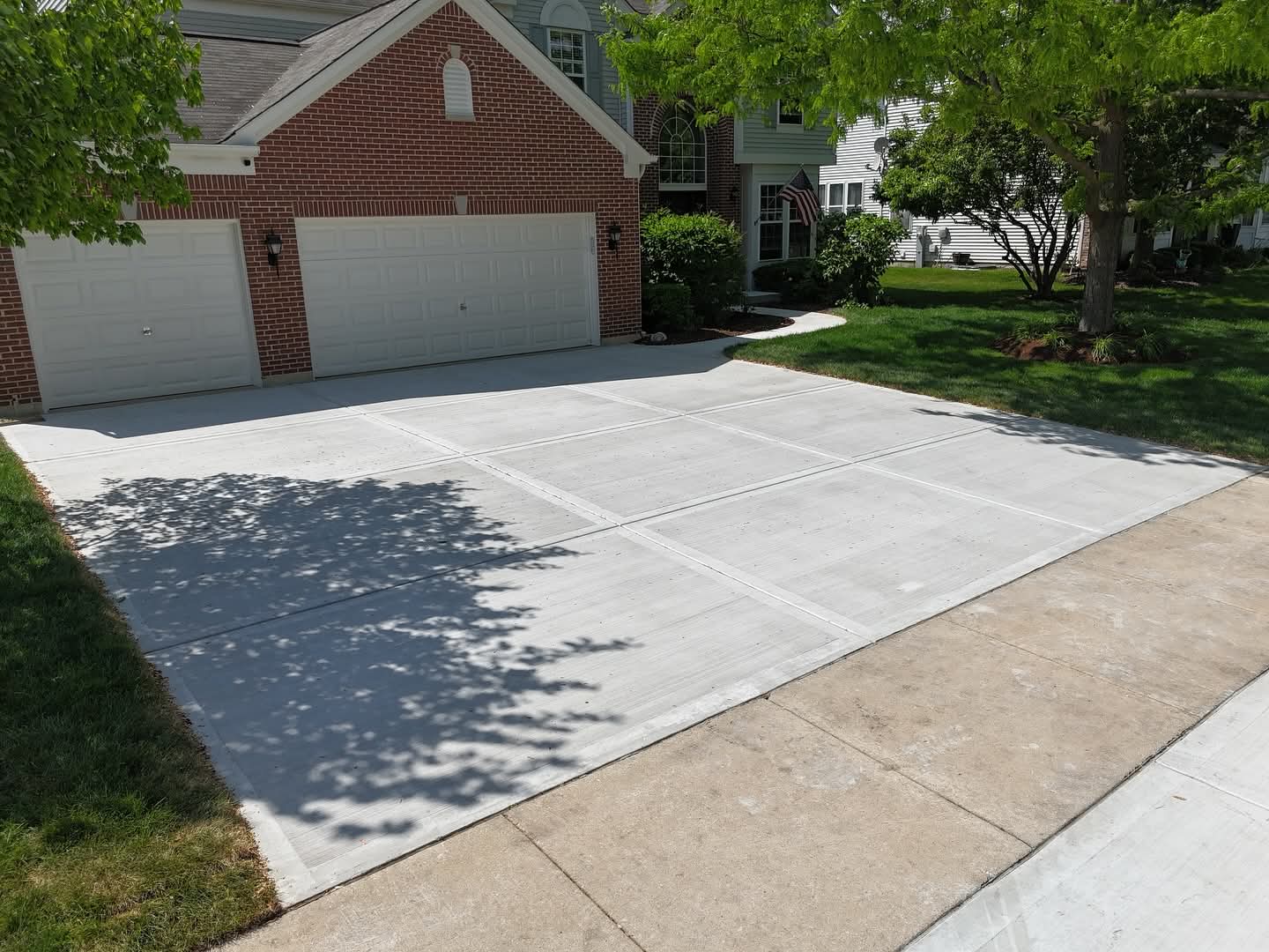 Concrete driveway project by MPS Concrete & Design